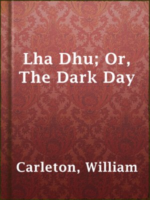 cover image of Lha Dhu; Or, The Dark Day